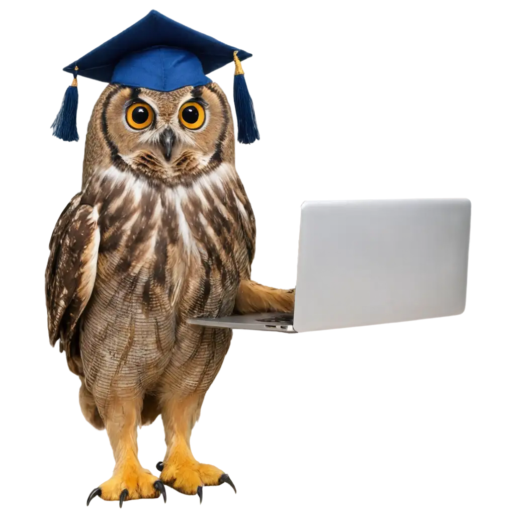 an owl teaching computing