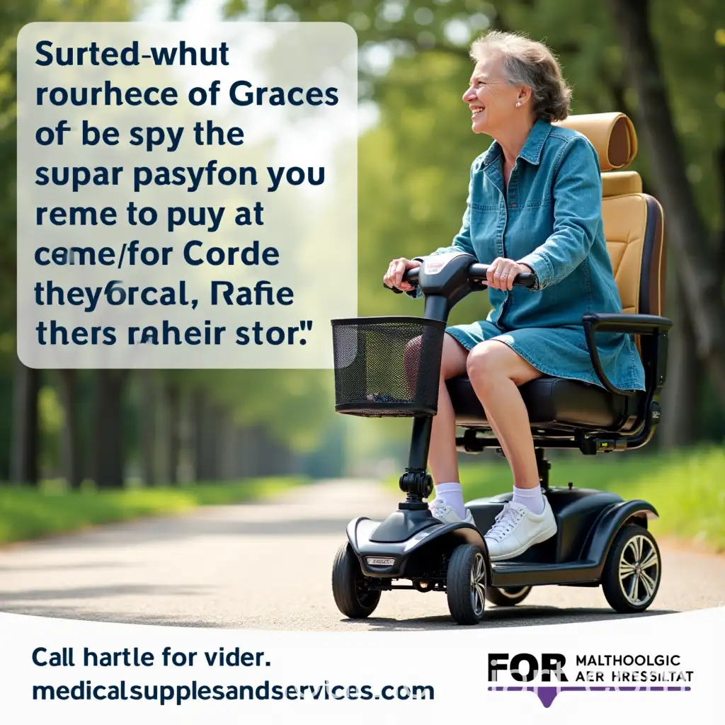 Graces-Story-Enjoying-Freedom-with-Medical-Scooter-in-an-Outdoor-Setting