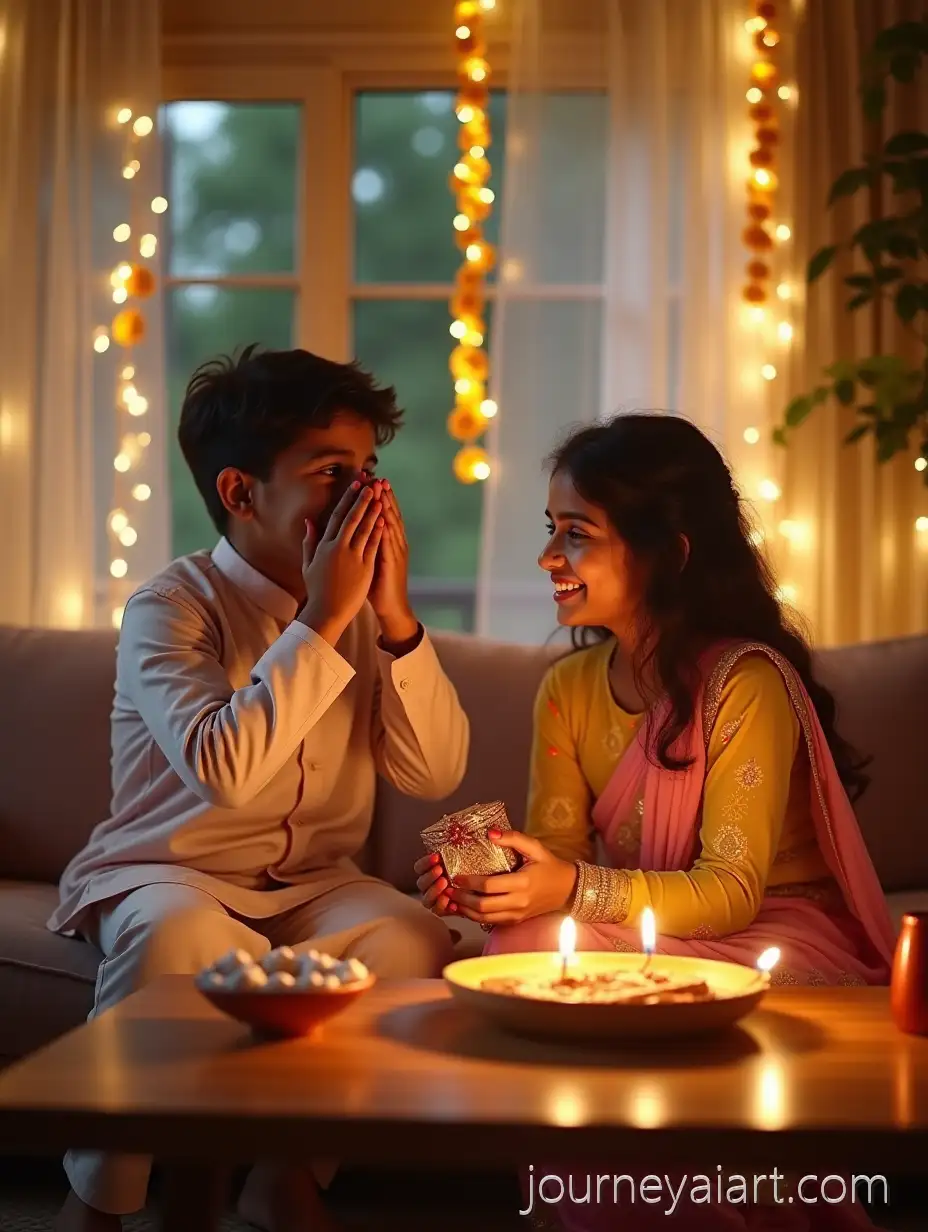 IndianBhai-Dooj-Celebration-Home-Siblings-Celebrating-Bhai-Dooj-in-Luxury-Apartment-with-Festive-Decor