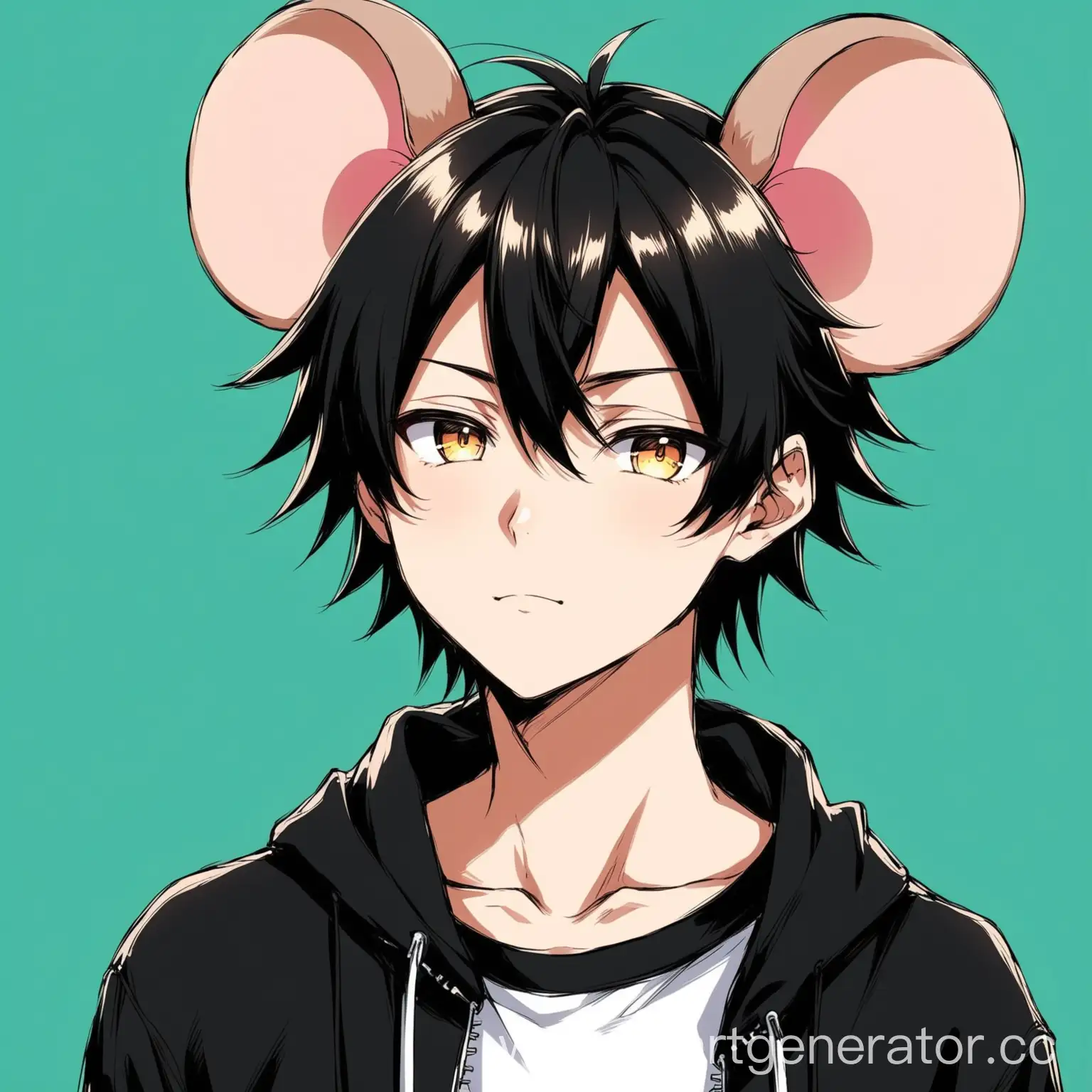 Anime-Boy-with-Mouse-Ears-in-Anime-Style