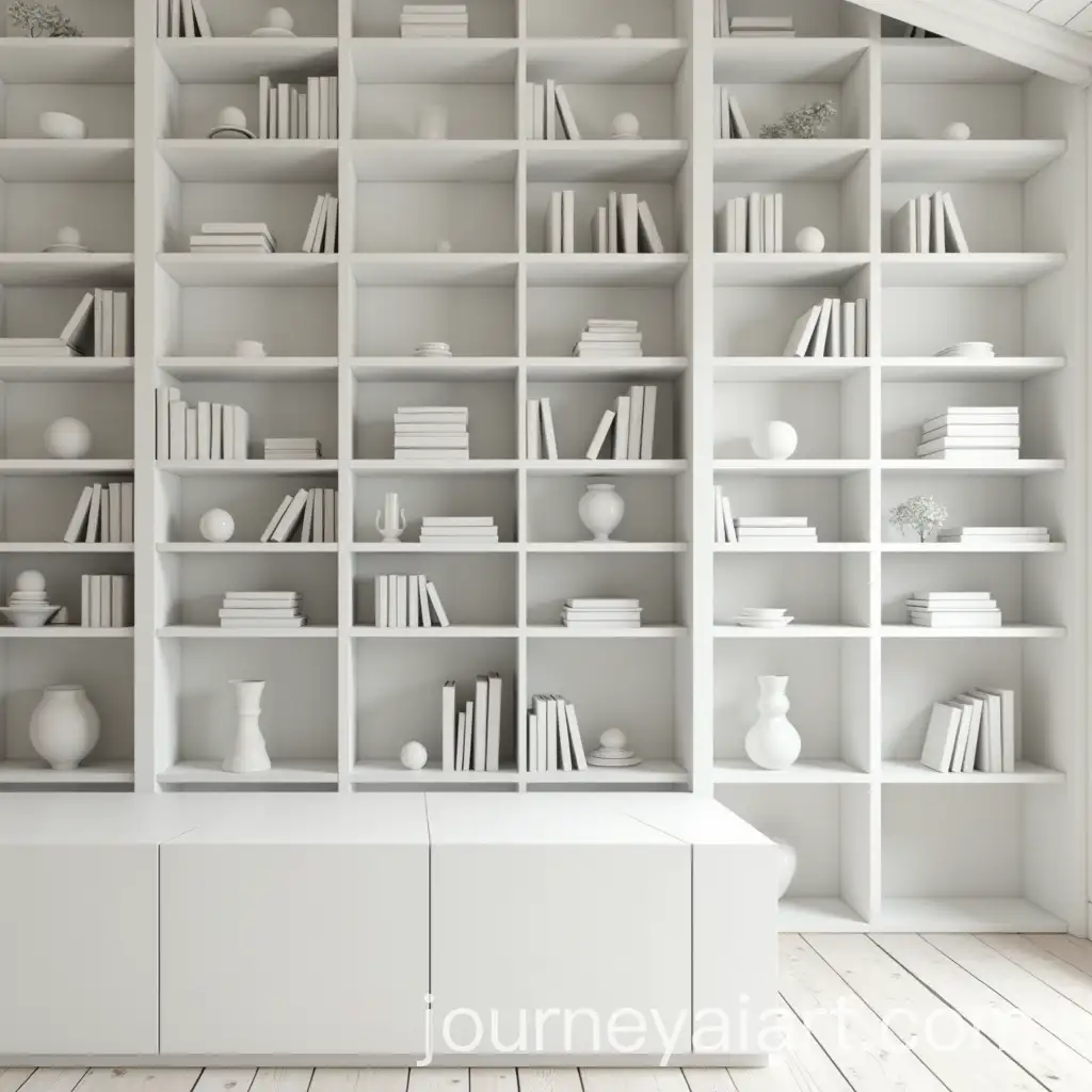 Modern-Library-Spaces-Designed-with-Sleek-White-MDF-Boards