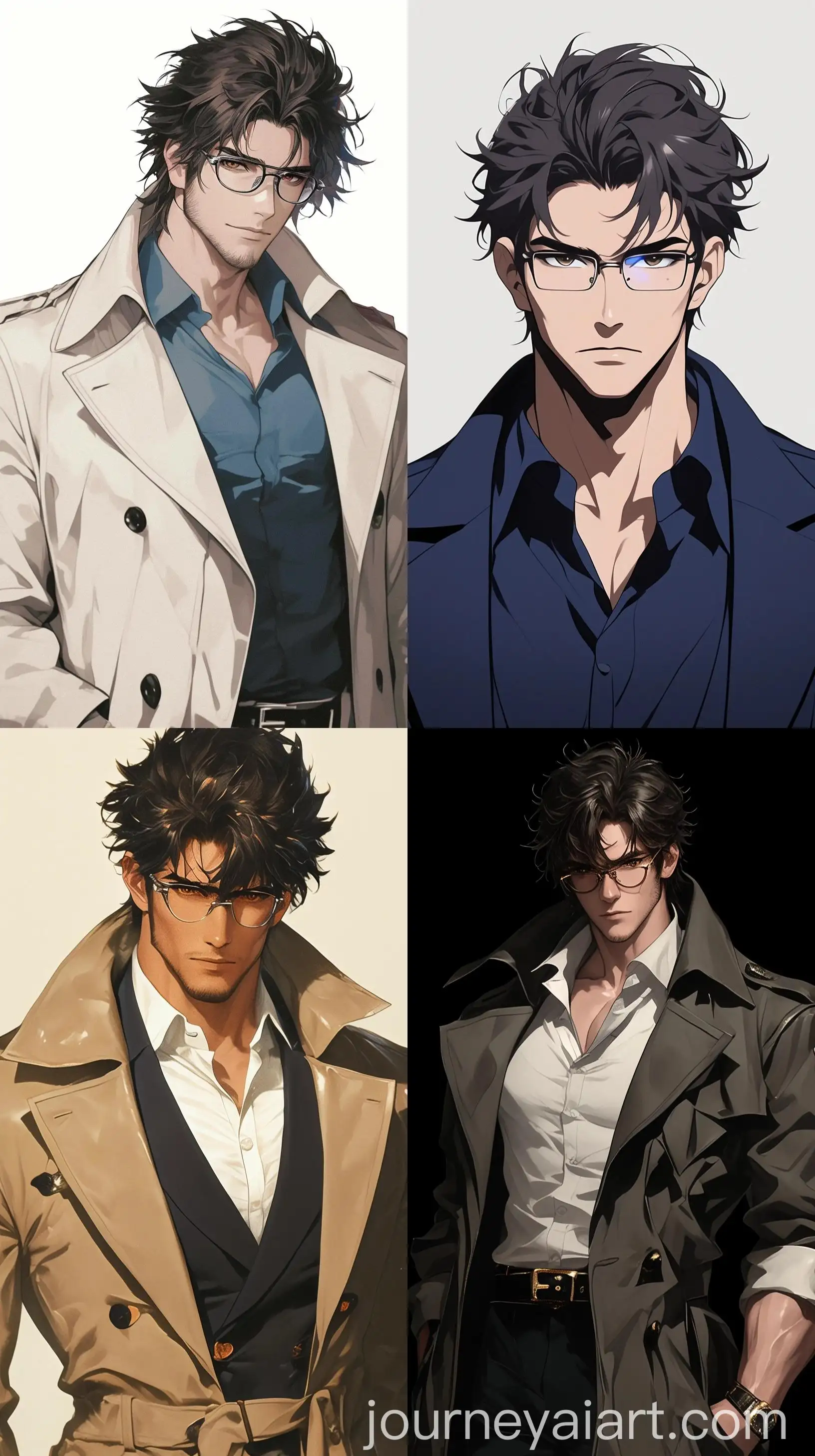 Sleek-Anime-Villain-in-Elegant-Trench-Coat-and-Silver-Glasses