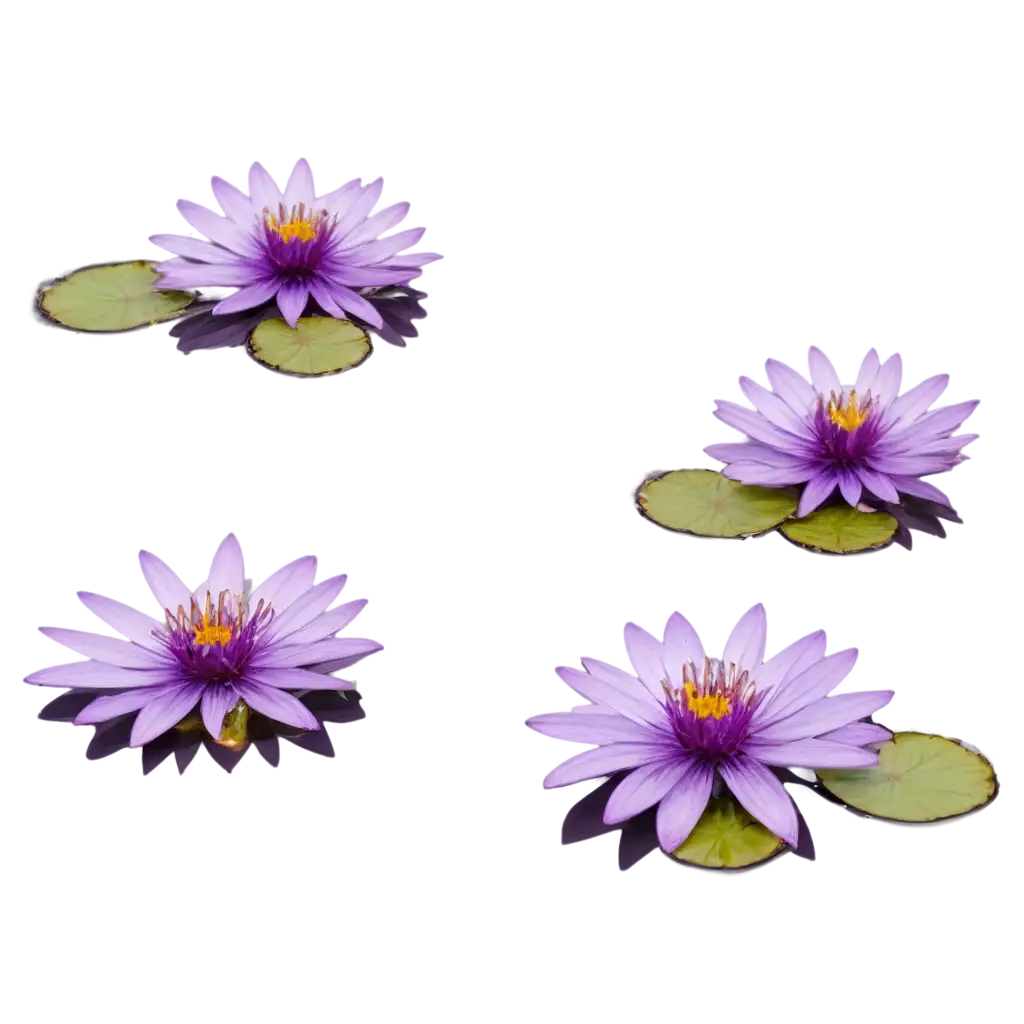 Purple-Flowers-at-the-Edge-of-Water-with-Ripples-PNG-Image-for-HighQuality-Visuals