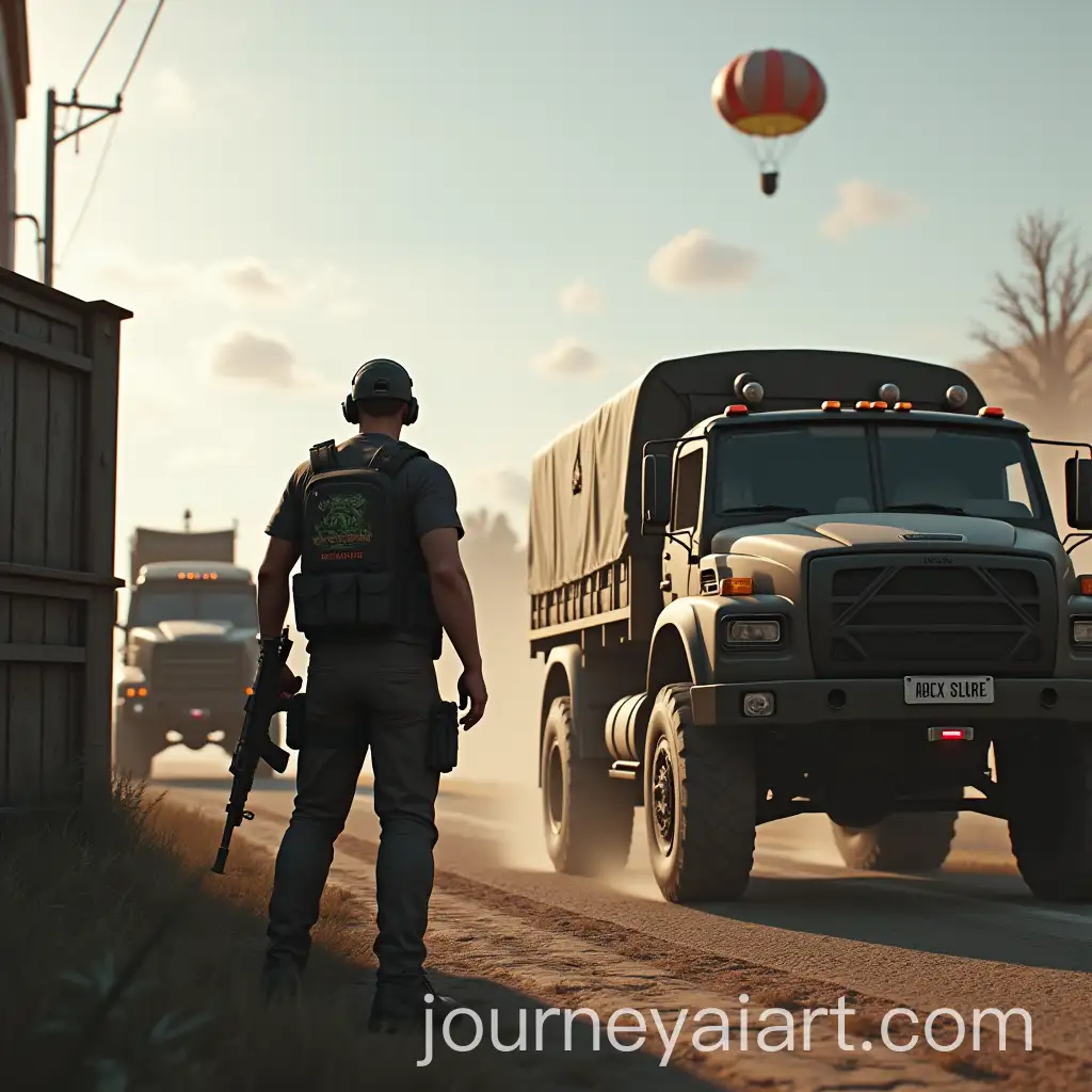 PostApocalyptic-Survivor-Action-Scene-with-Military-ConvoyAI-Art-Prompt-Expansion-and-Airdrop-in-DayZ-Standalone-Style