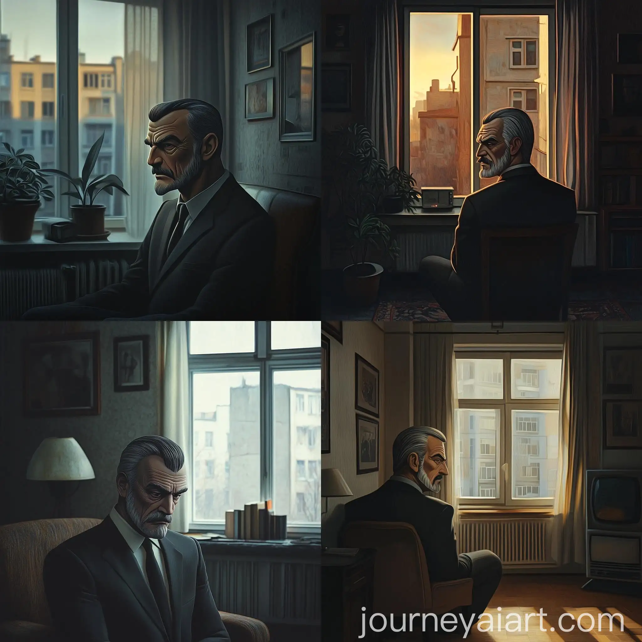 Sad-Man-in-Apartment-Interior-Scene