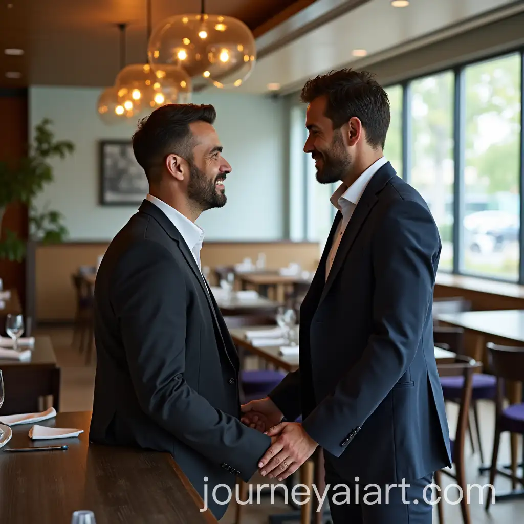 Waitress-Assisting-Business-Client-in-Modern-Restaurant-Setting
