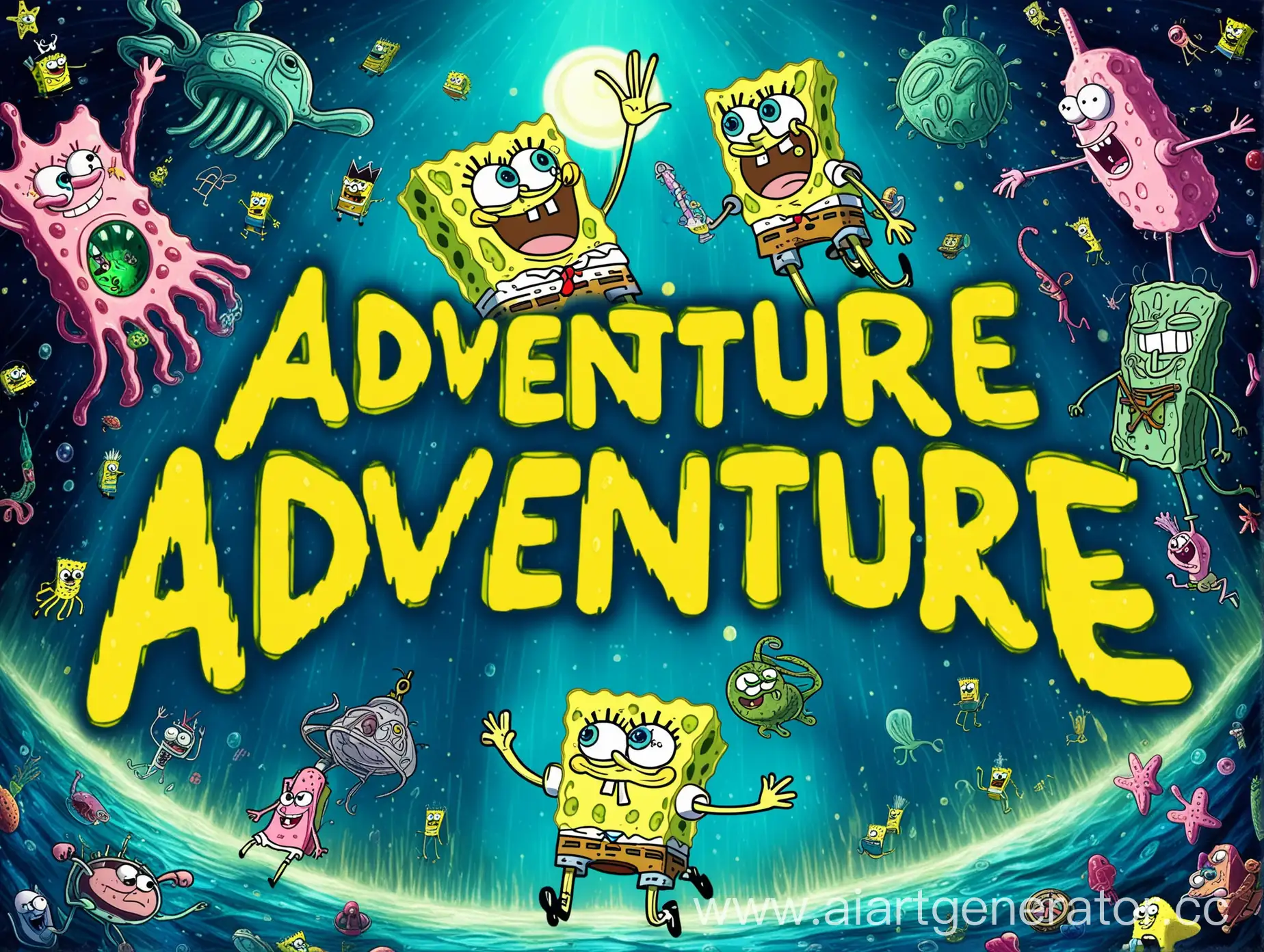 SpongeBob-Patrick-and-Plankton-in-a-Dream-Adventure