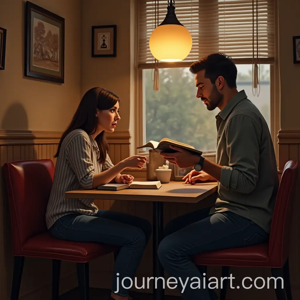 Interruption-during-Reading-Jack-Spills-Coffee-on-Emily