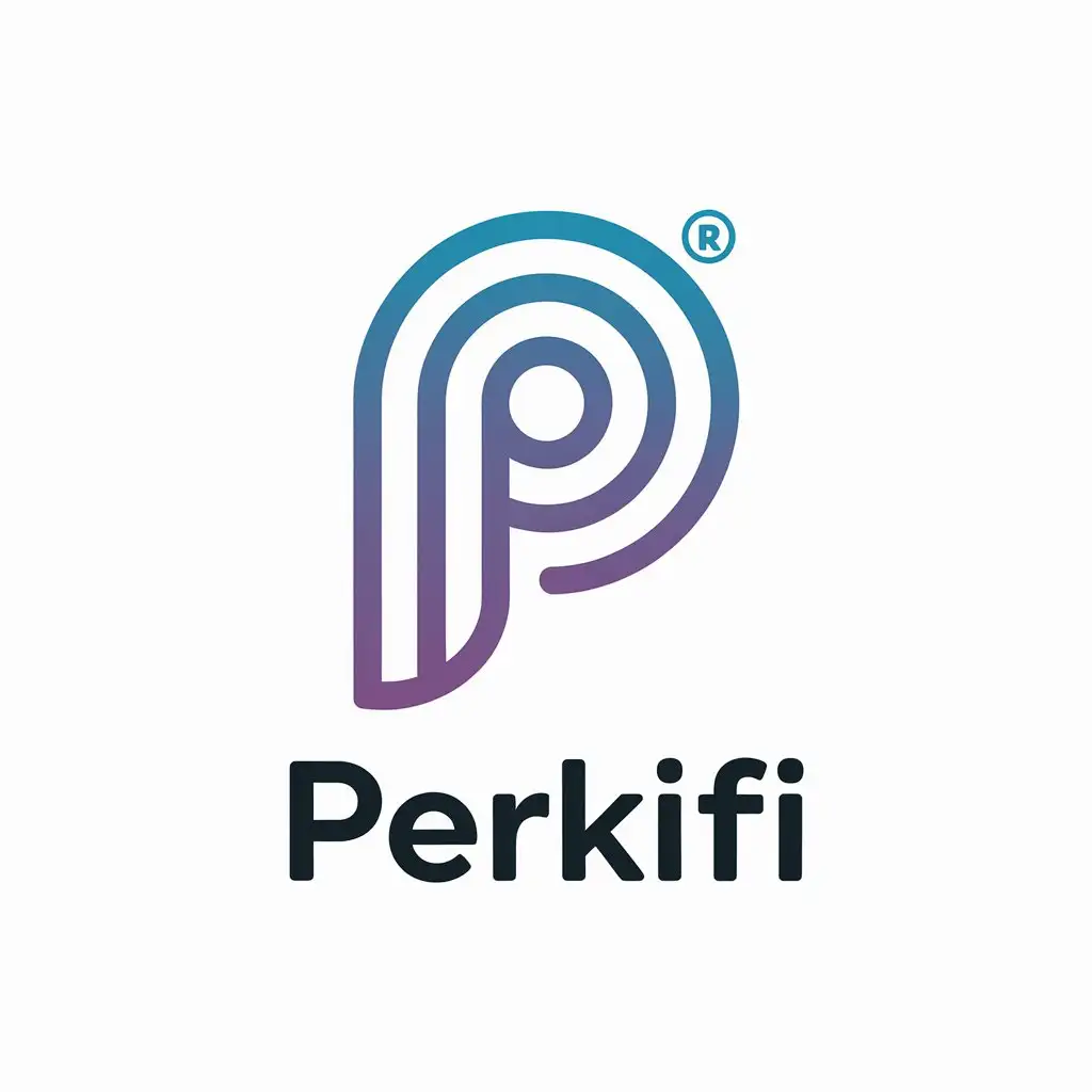 LOGO Design for Perkifi Modern Vector with Loyalty Program and Social Media Sharing Theme