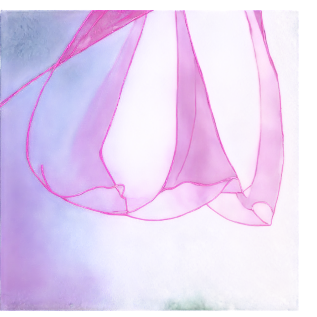 Surreal-PNG-Image-of-a-Transparent-Silhouette-with-Neon-Organza-Veil-in-Purple-Pink-Gold-and-Green