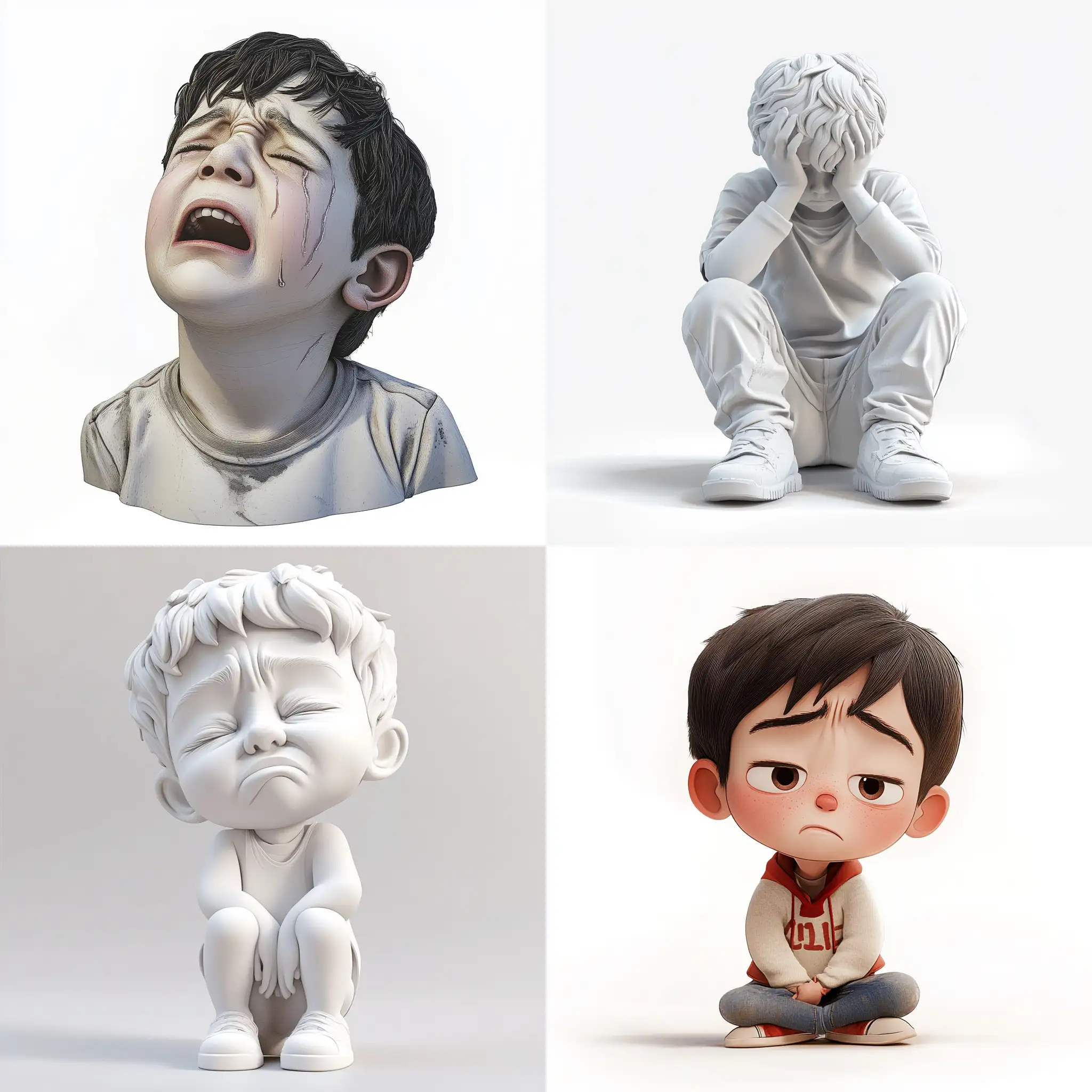 Crying-Boy-in-3D-on-White-Background