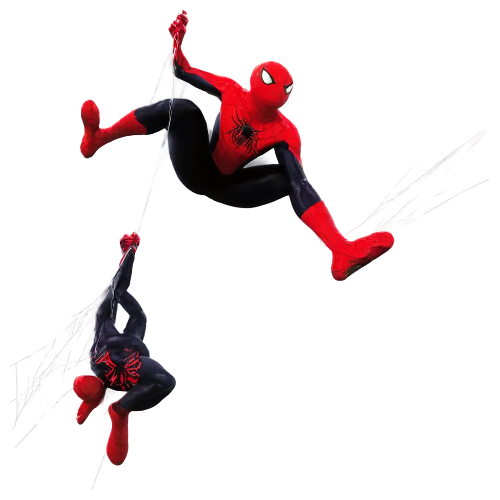 Spidermen-PNG-Unique-Illustration-of-Diverse-SpiderThemed-Characters