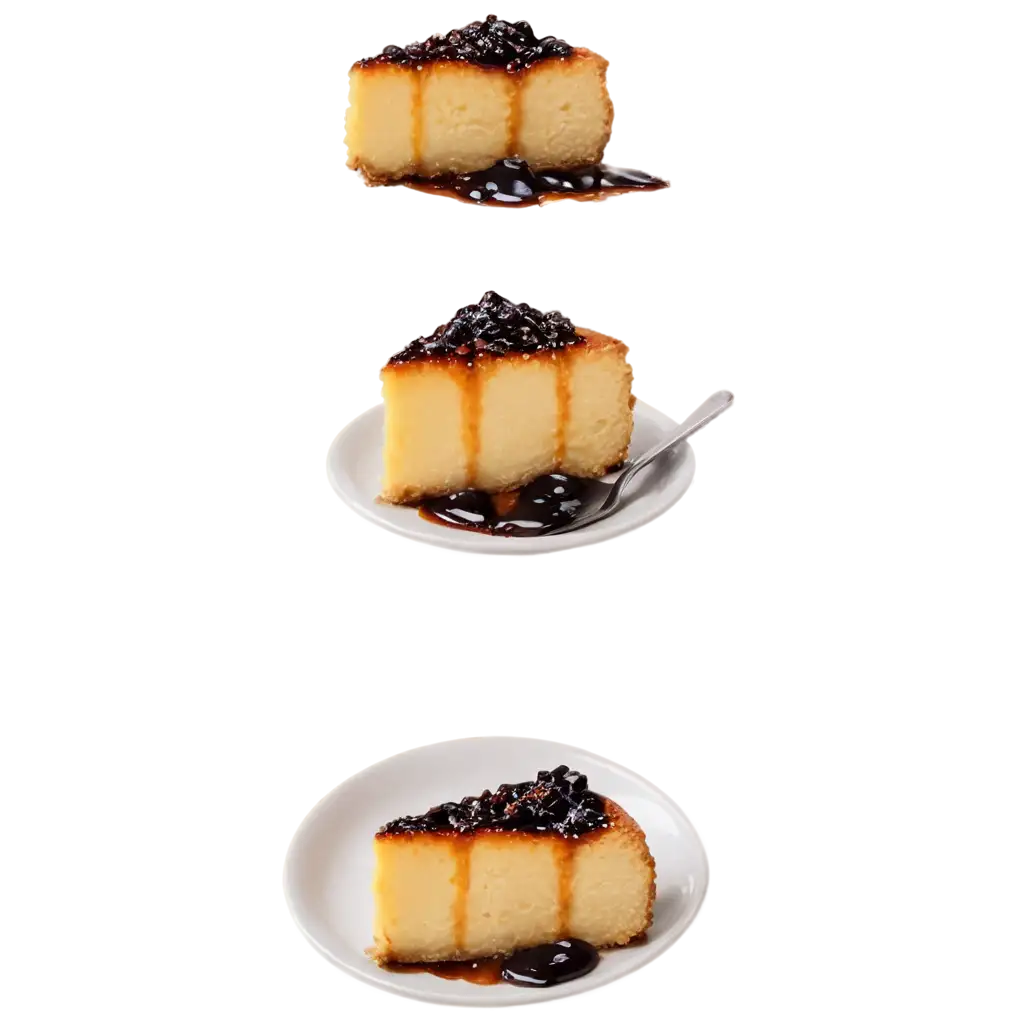 Burnt-Cheese-Cake-PNG-Image-HighQuality-Visual-for-Culinary-Designs