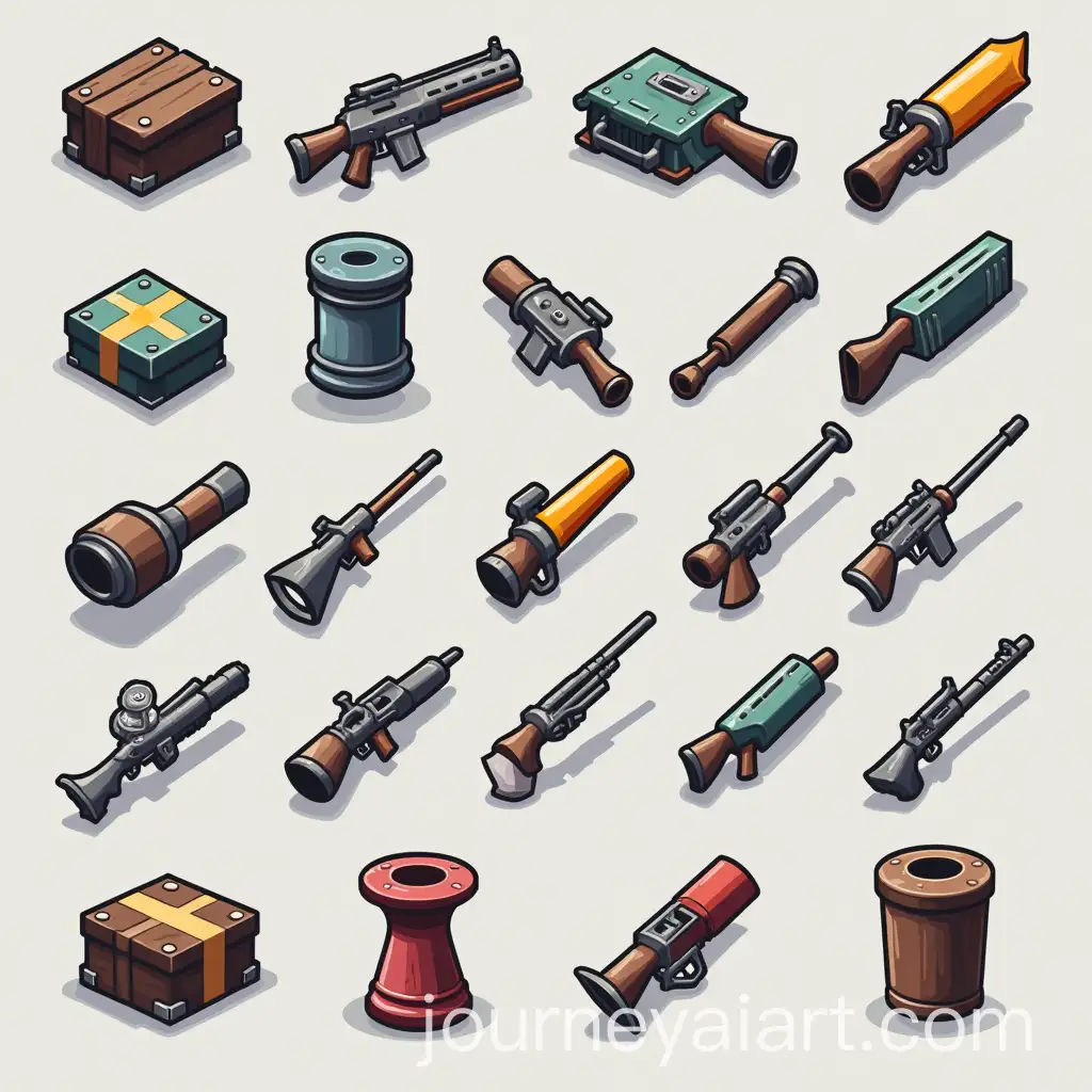 Expressive-Style-Weapons-Game-Items-Spritesheet