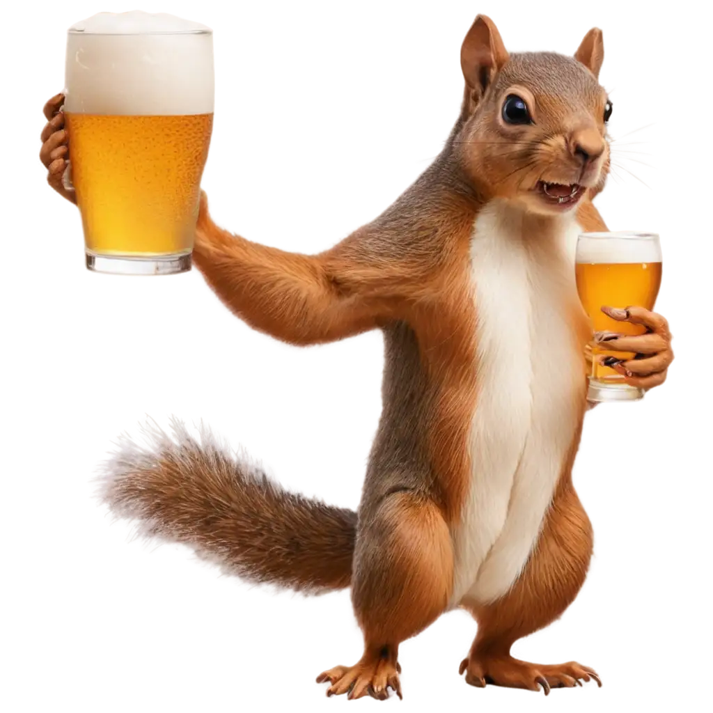 Muscular-Squirrel-Pulling-Giant-Beer-Glass-PNG-Image-Quirky-and-Refreshing-Visual-Delight