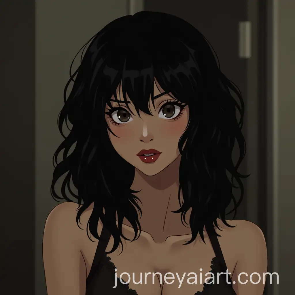 Black-HaAI-Image-Prompt-Expansionired-Woman-Thief-in-Stealthy-Action