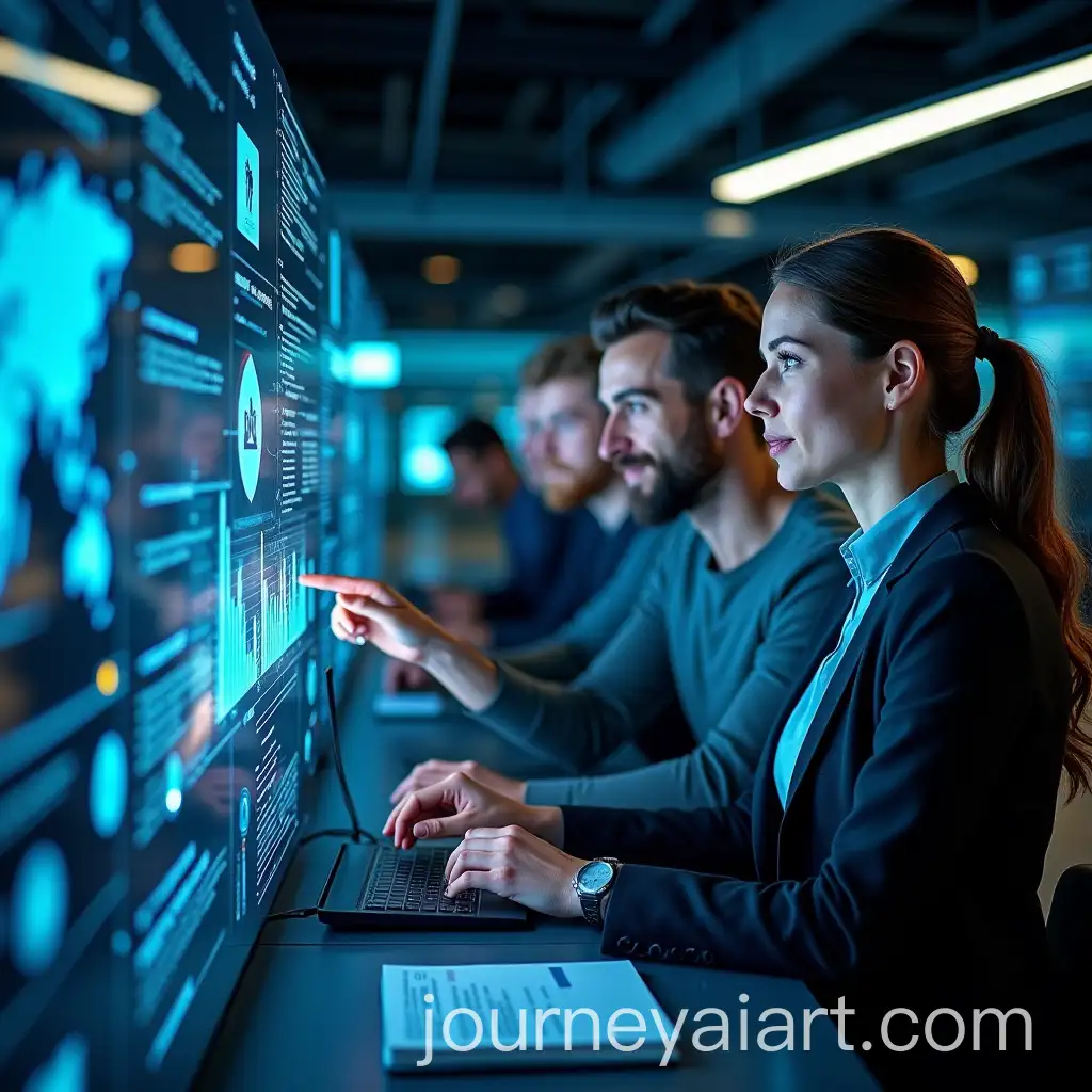 DiverseAI-Image-Prompt-Expansion-Team-of-Professionals-Collaborating-in-a-Futuristic-Tech-Workspace