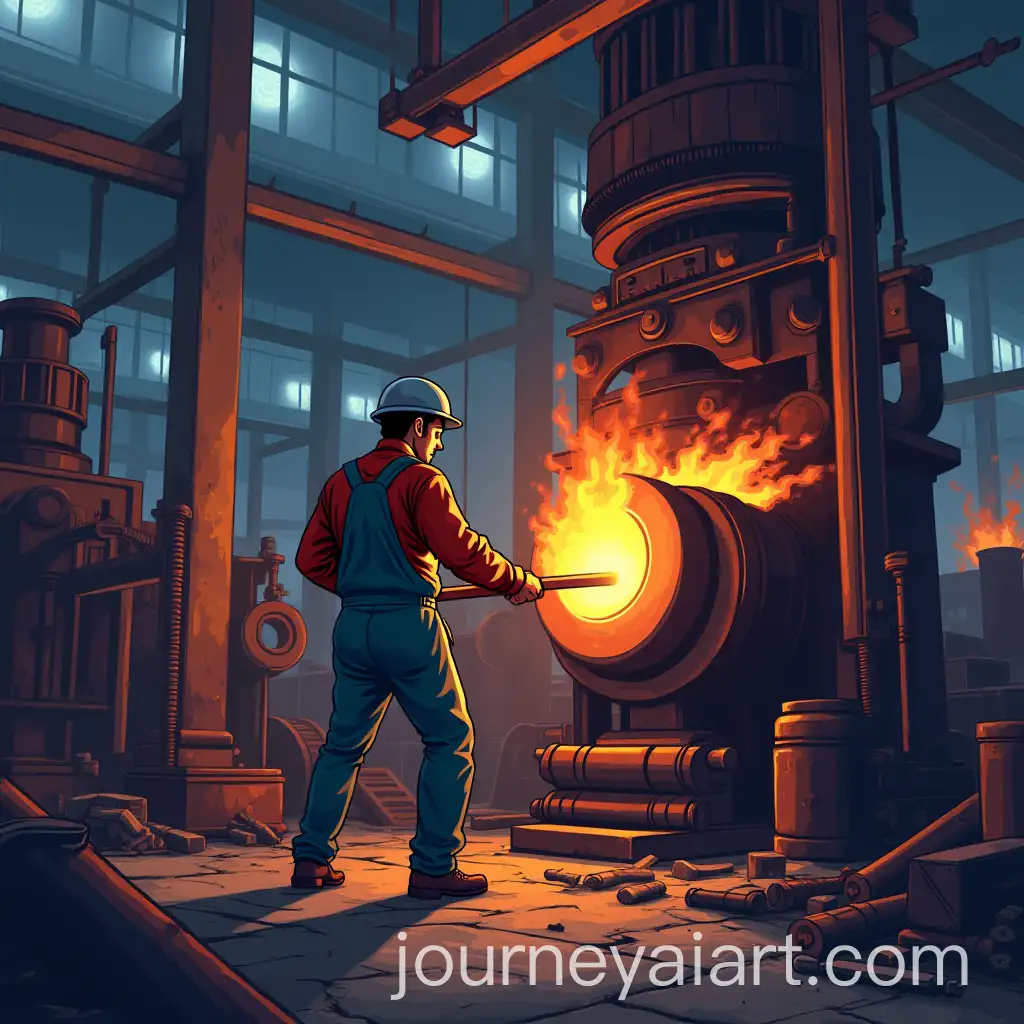 Diligent-Laborer-in-a-Vibrant-Steel-Mill