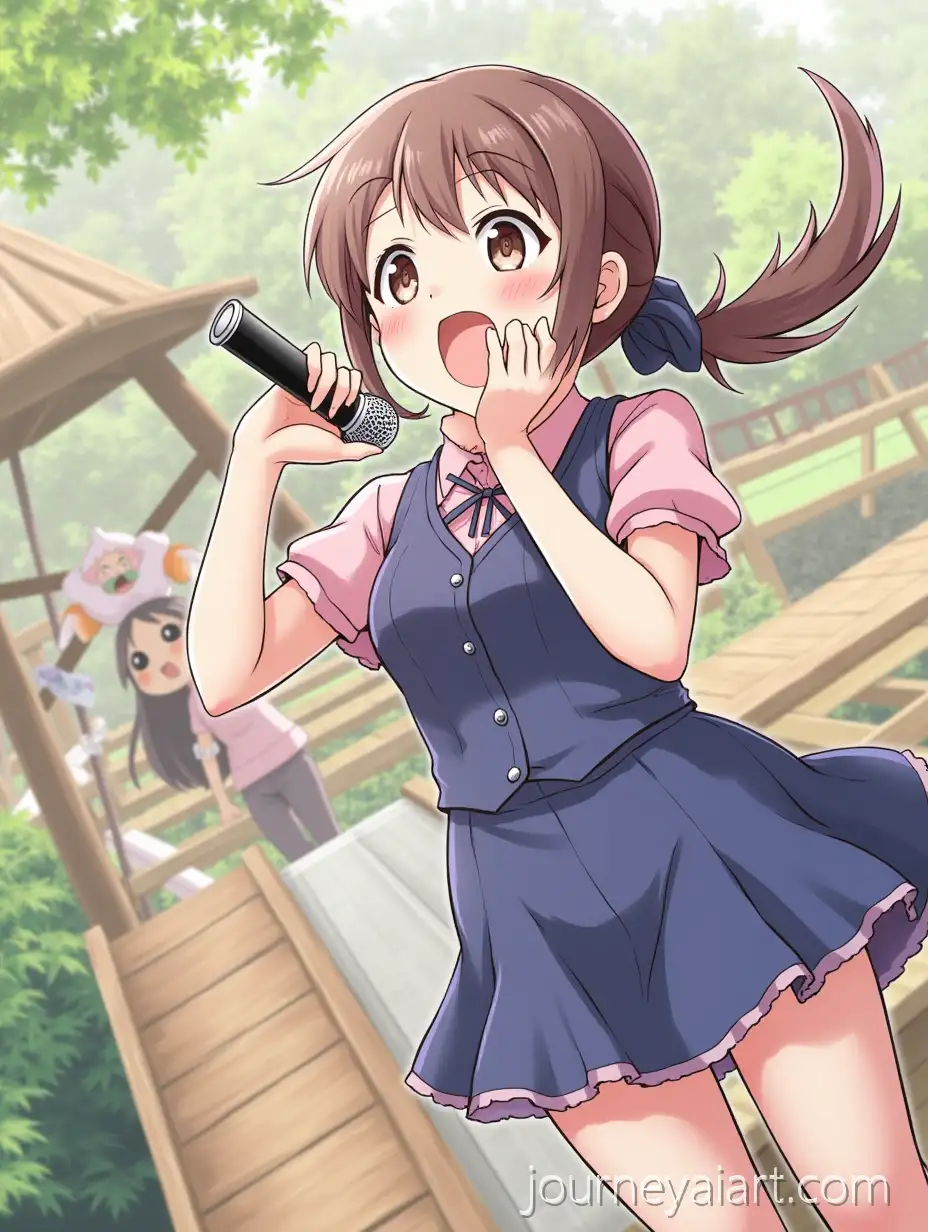 Anime-Girl-Singing-in-Playground-VibrAnime-girl-singing-playgroundant-and-Playful-Scene