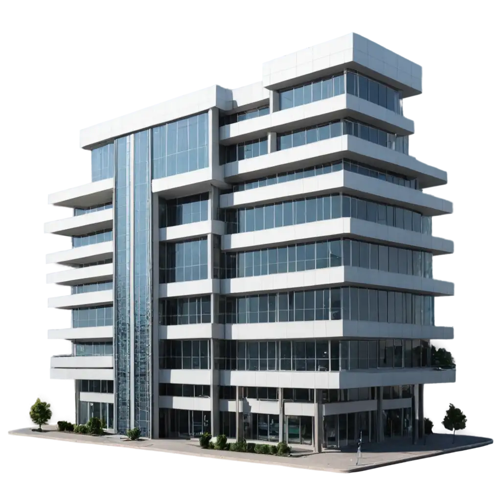 4Level-Office-Building-PNG-Image-for-HighQuality-Visuals-and-Clarity