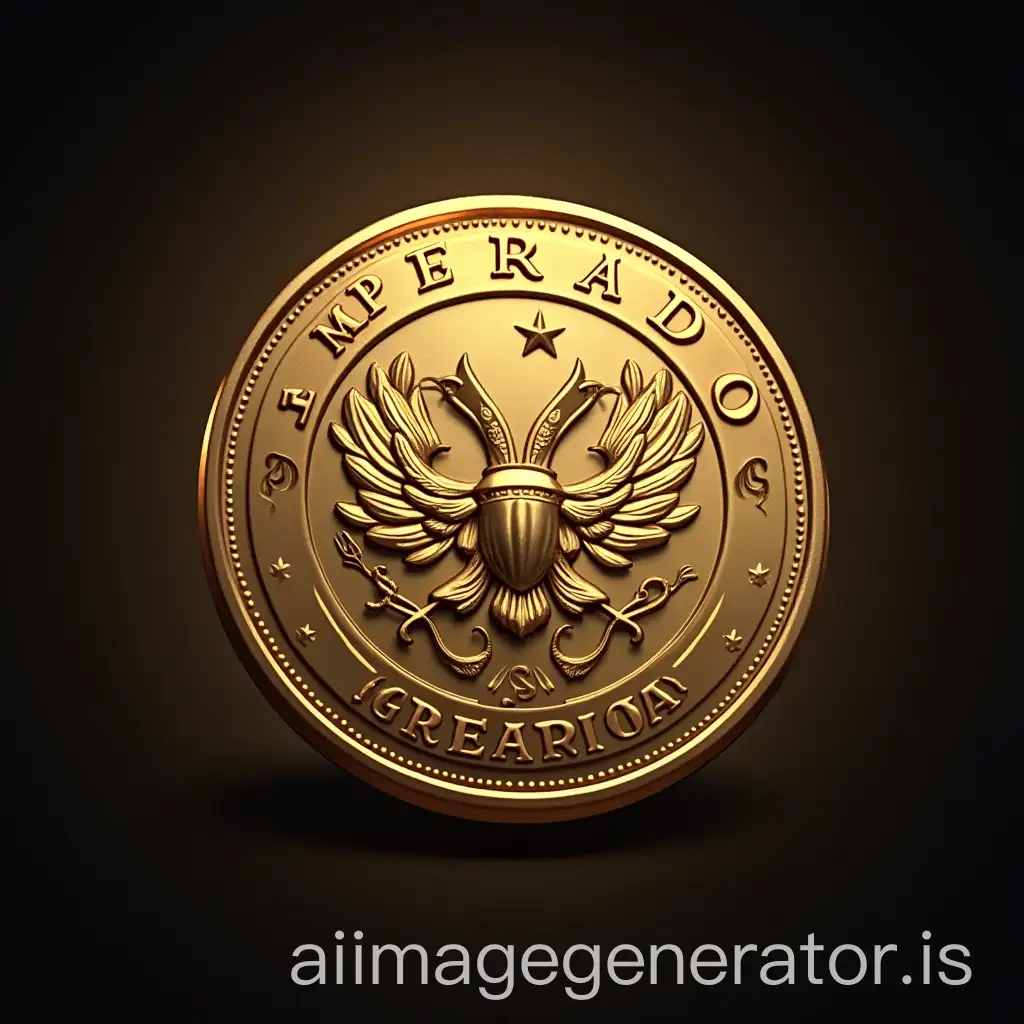 Emperors-GameThemed-Coin-with-Regal-Design-and-Ancient-Aesthetic