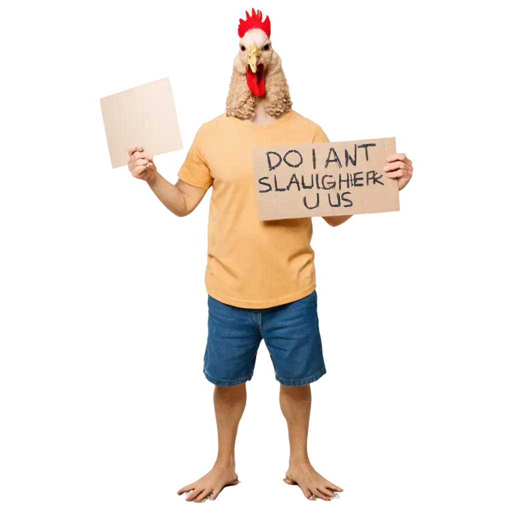 Chicken-Holding-a-Placard-Dont-Slaughter-Us-PNG-A-Powerful-Statement-for-Animal-Rights