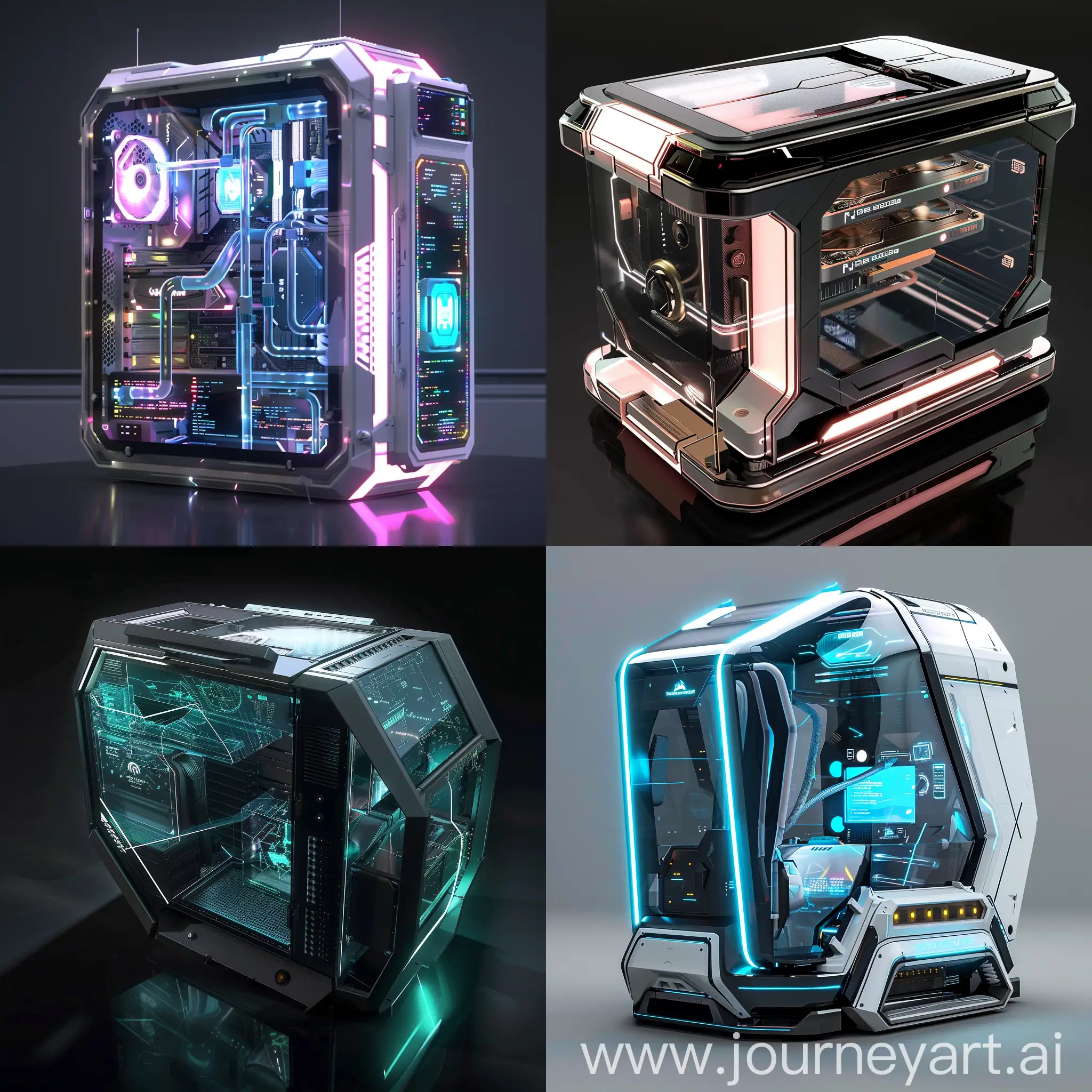 Speculative-SciFi-PC-Case-with-Advanced-Technology-and-Modular-Design