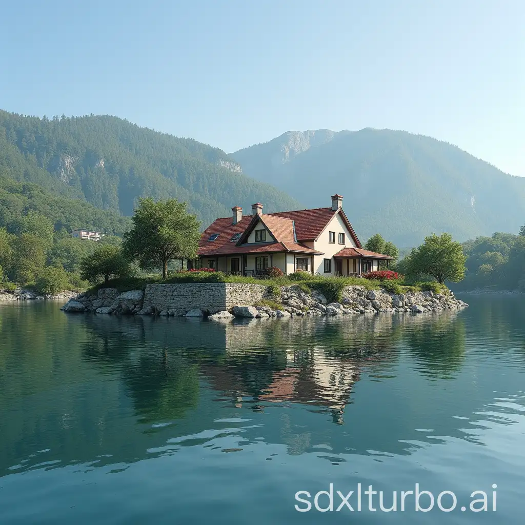 Villa by the lake