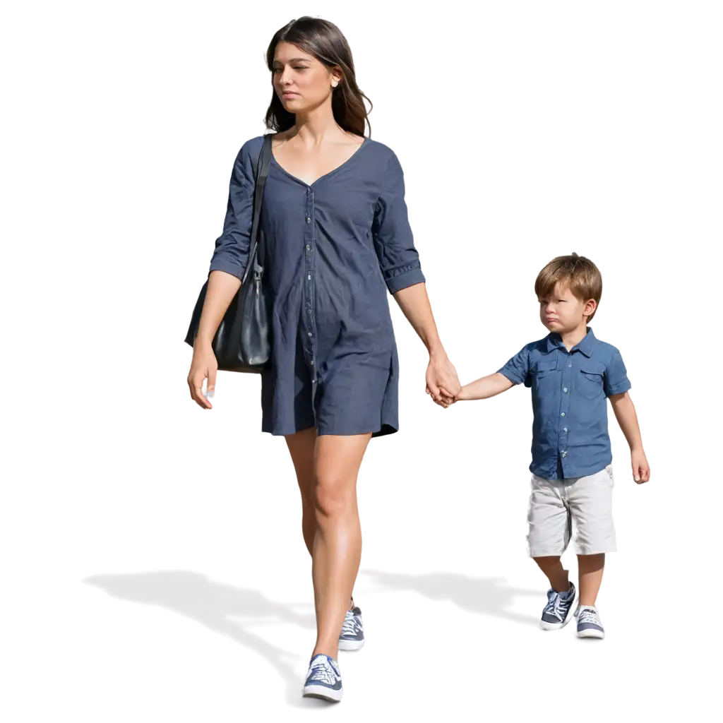 Heartwarming-PNG-Image-of-a-Mother-and-Child-Walking-Together-on-the-Sidewalk