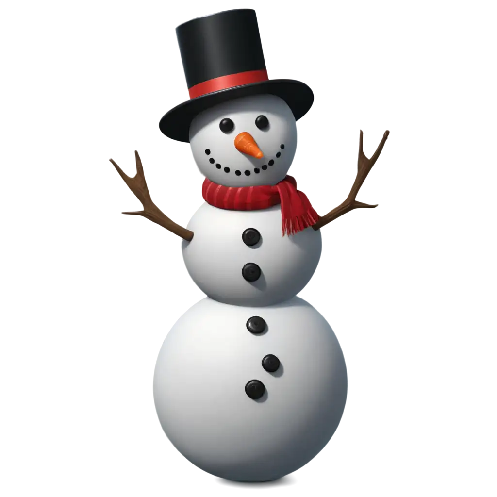 HighQuality-Snowman-PNG-Image-for-WinterThemed-Projects