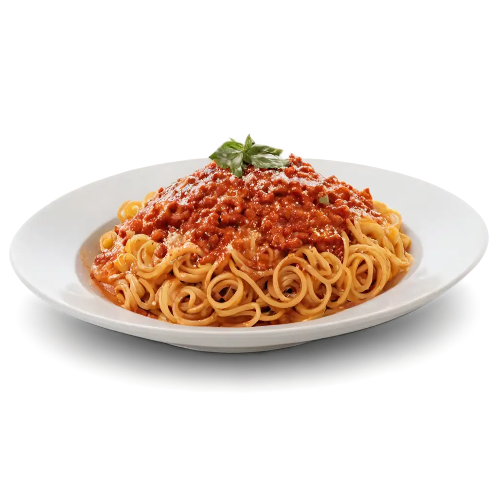 Spicy-Spaghetti-PNG-Image-with-Plate-HighQuality-Culinary-Art-for-Digital-and-Print-Use