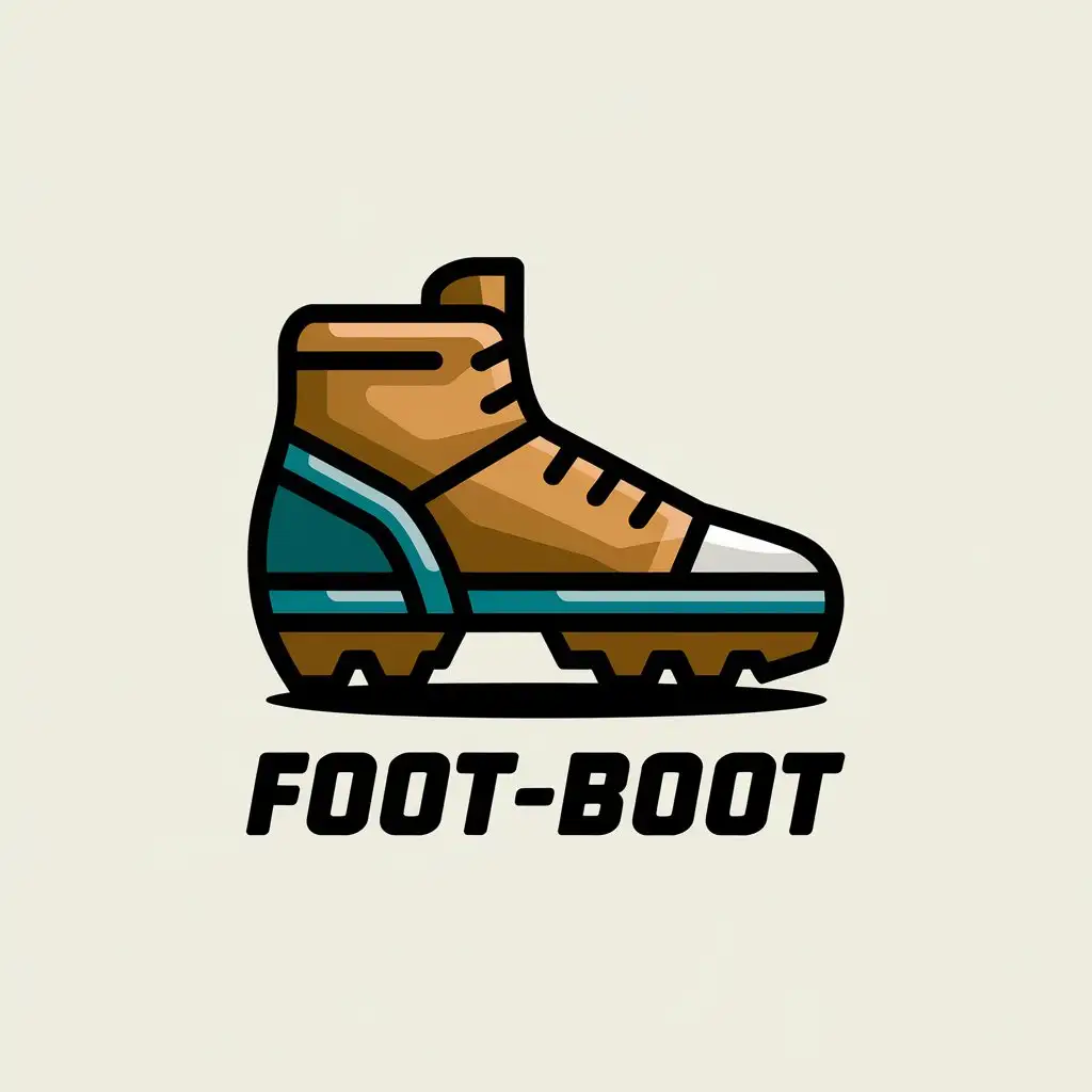 LOGO Design for FootBoot Vector Sneakers or Boots for Sports Fitness Industry