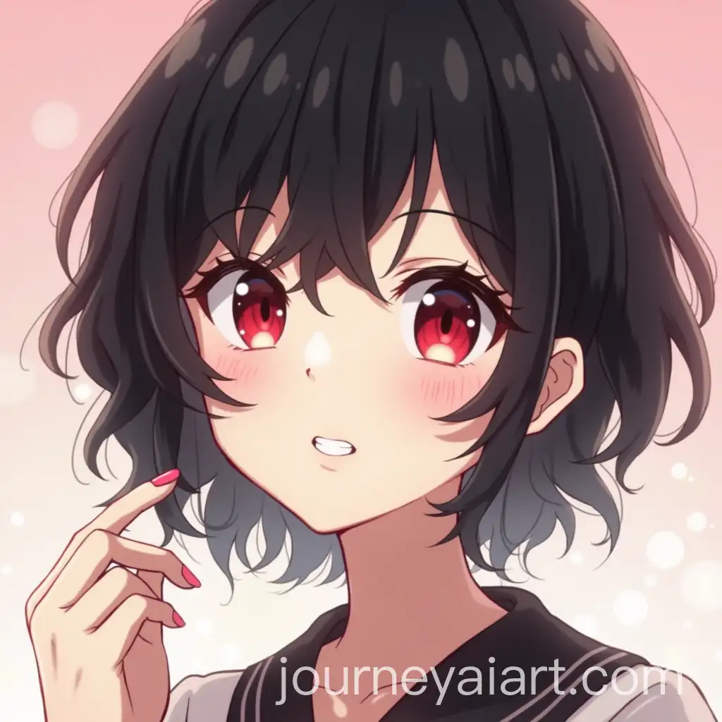 Anime-Girl-with-Short-Black-Hair-Cat-Eyes-and-Pastel-Pink-Lips-in-Kimetsu-no-Yaiba-Style