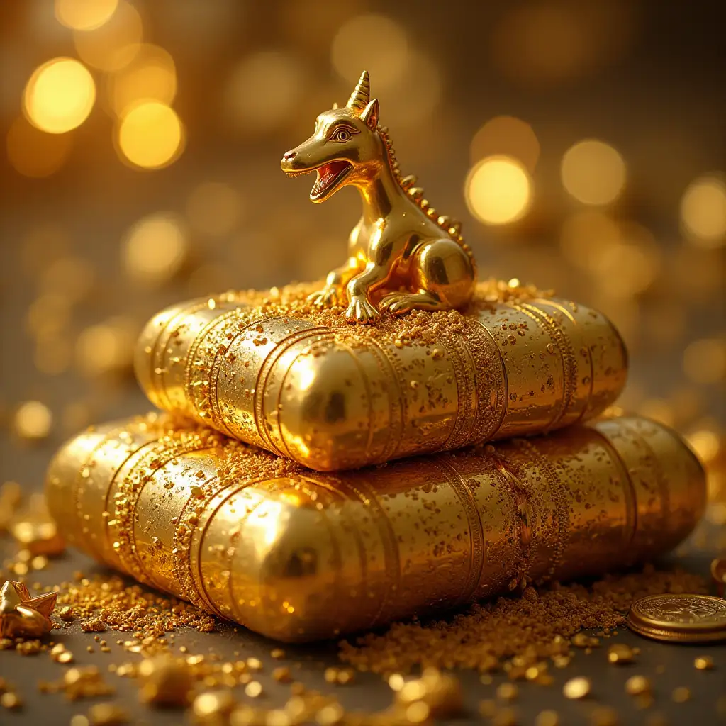 Luxurious-Golden-Abstract-Art-with-Intricate-Patterns