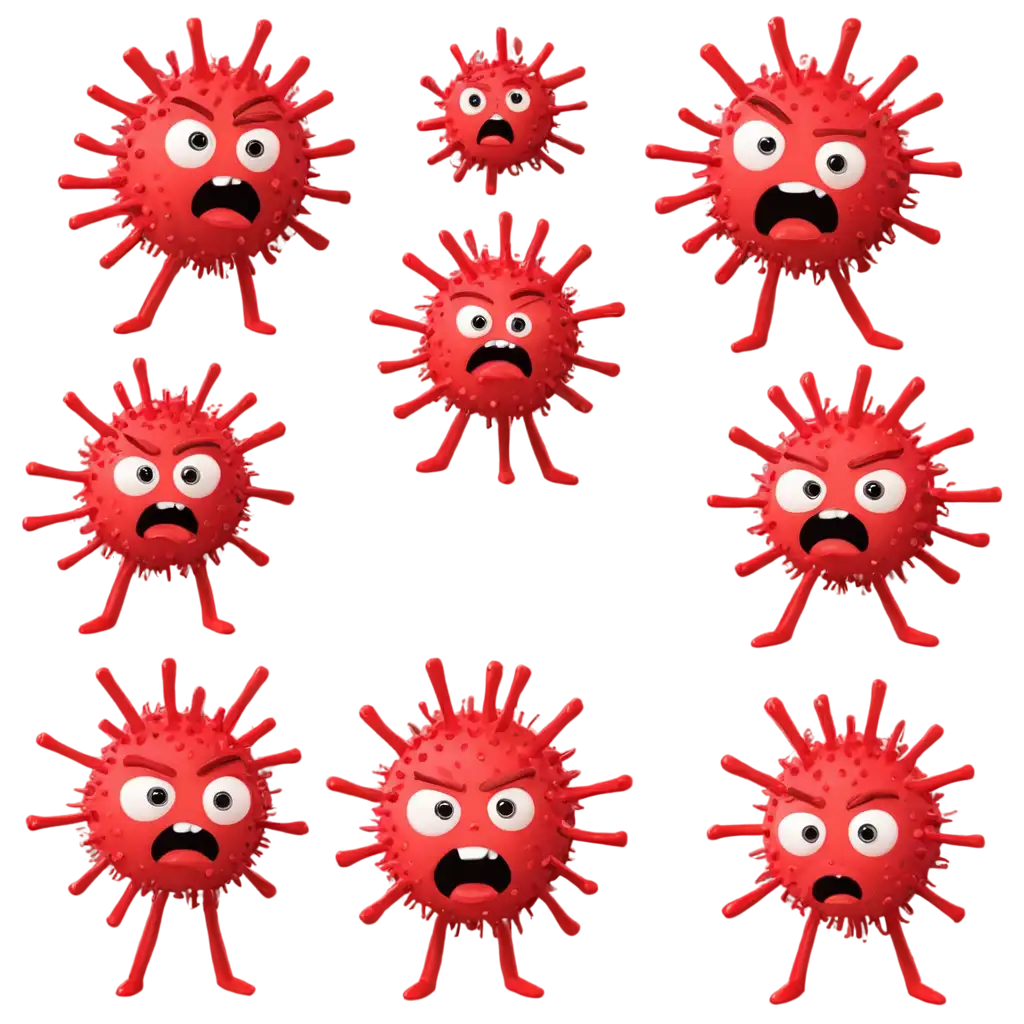 Funny-Red-Virus-Character-with-Angry-Face-HighQuality-PNG-Illustration