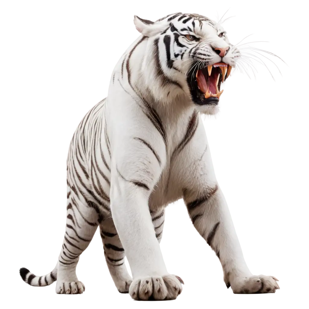 Fierce-Tiger-White-Long-Fight-PNG-with-Angry-Expression-HighQuality-Image-for-Multiple-Uses