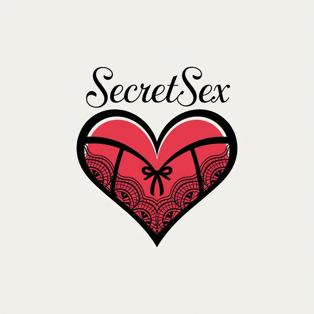 a vector logo design,with the text "secretsex", main symbol:a female lingerie brand logo that highlights the feeling of sensuality, luxurious, clear background, 3000 x 3000,,Moderate,be used in Retail industry,clear background