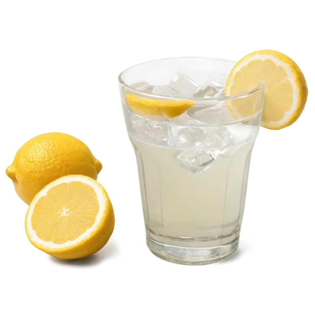 Refreshing-Lemon-Water-Inside-a-Glass-with-Sliced-Lemon-Edges-PNG-Image