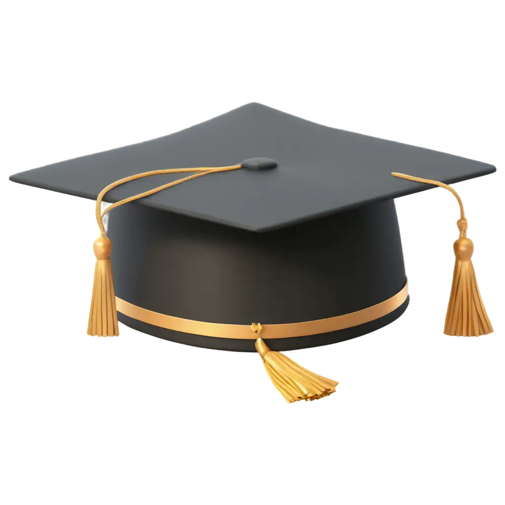 Academic-Hat-with-Golden-Tassel-PNG-3D-Illustration-for-Scholarly-Excellence