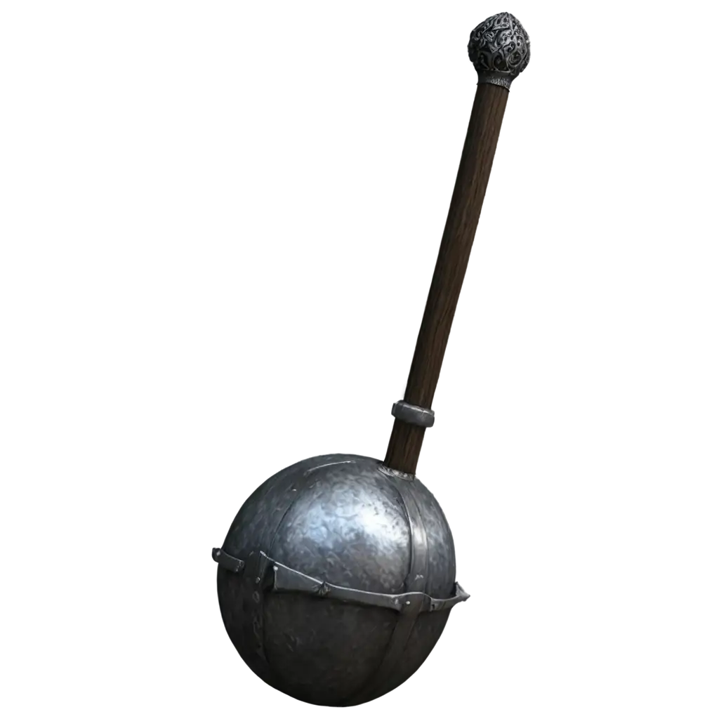 create an image of a medieval mace