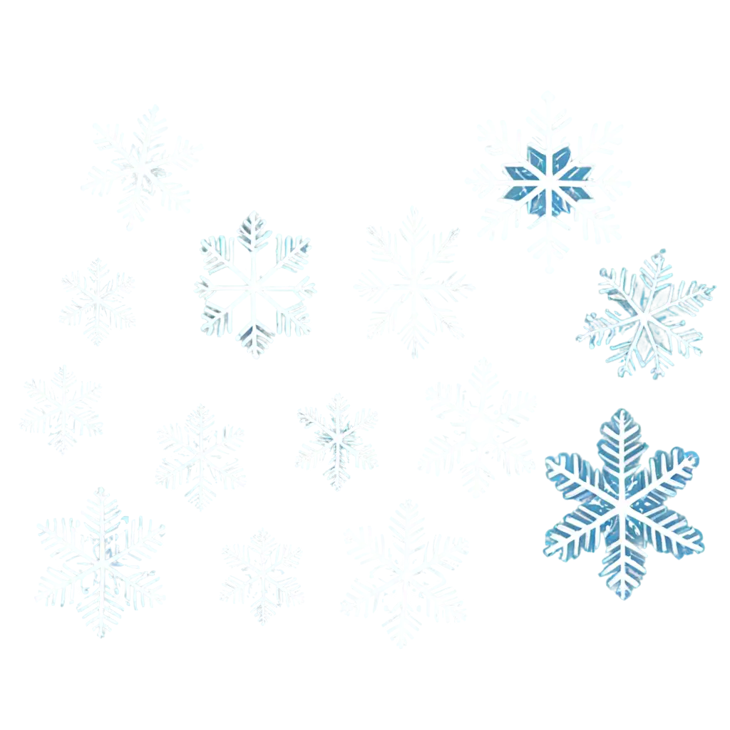 Flat-Style-Snowflake-PNG-Image-for-Clear-and-Crisp-Digital-Designs