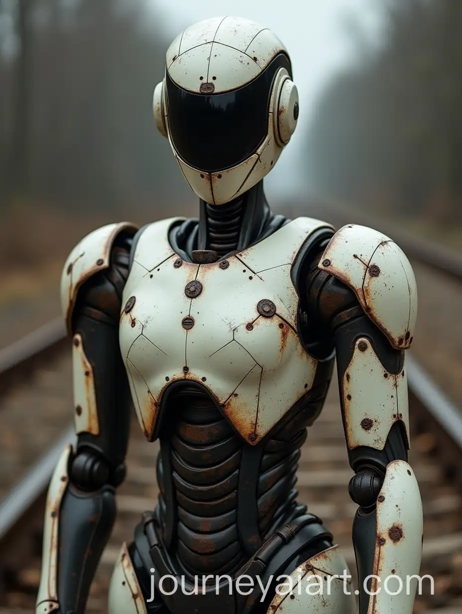Humanoid-Robot-on-Cracked-Railway-InfrastructureAI-Image-Prompt-Expansion-in-PreCollapse-Era