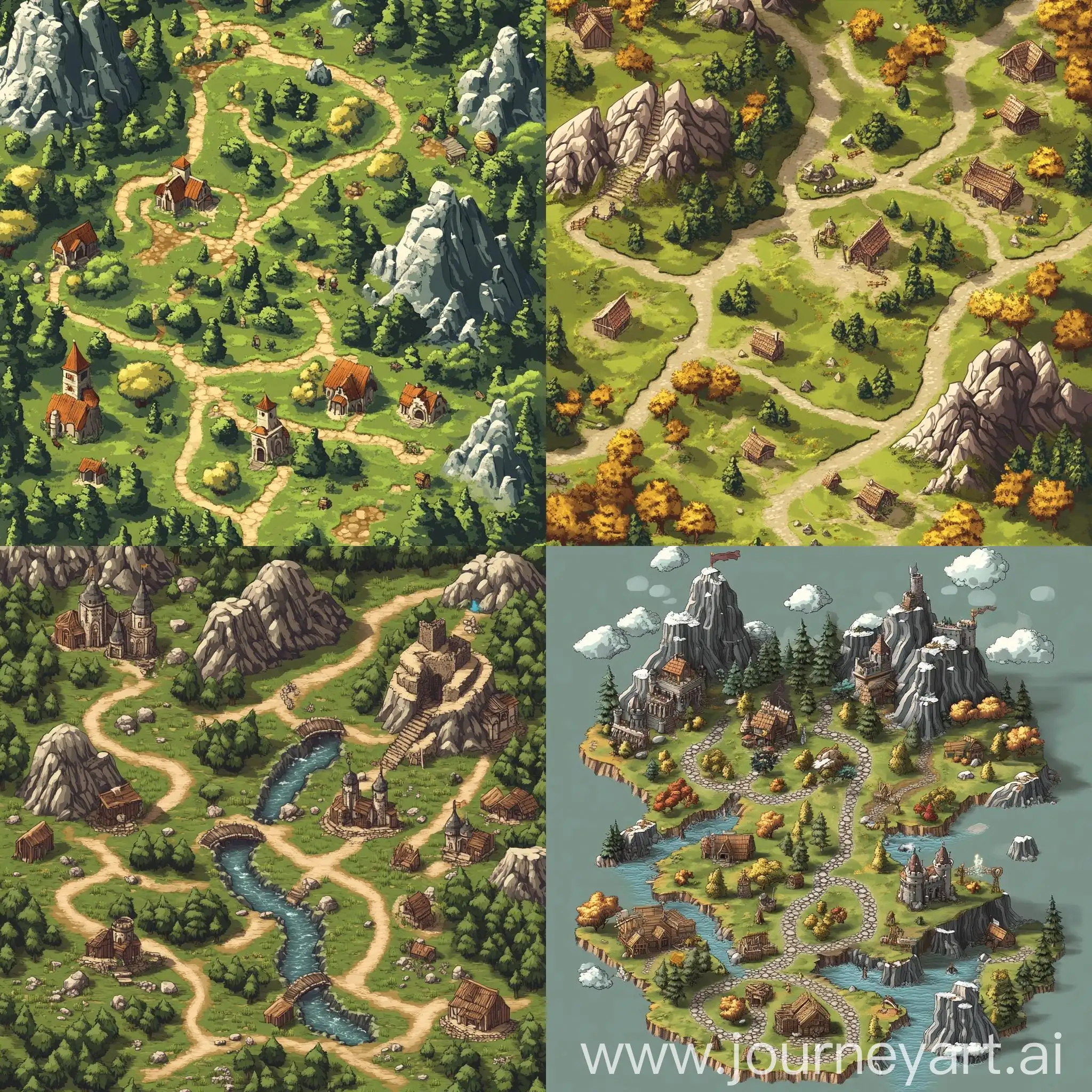 Detailed-Isometric-Medieval-Fantasy-Map-with-Varied-Landscapes-and-Buildings