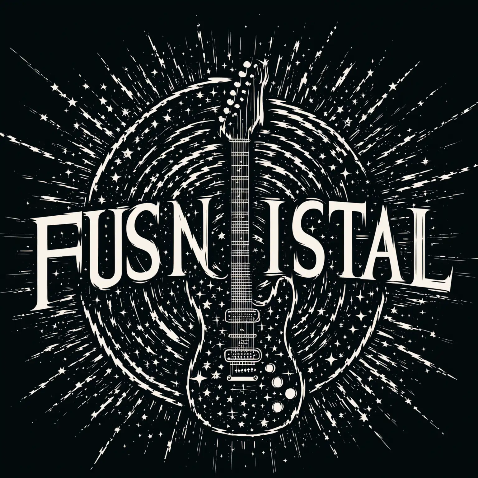 Fusion-Celestial-Guitar-Design-for-TShirt