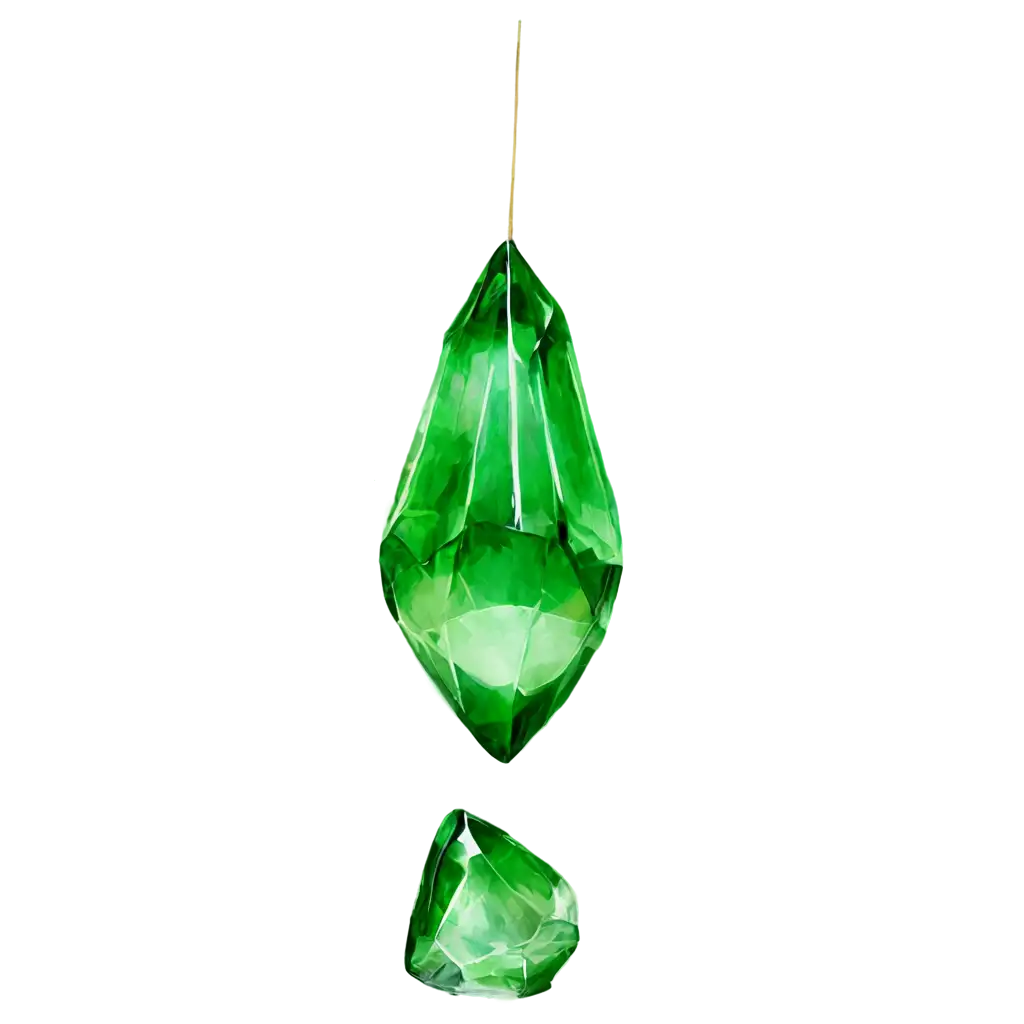 Green-Crystal-Growing-from-Stone-PNG-Image-HighQuality-Transparent-Background