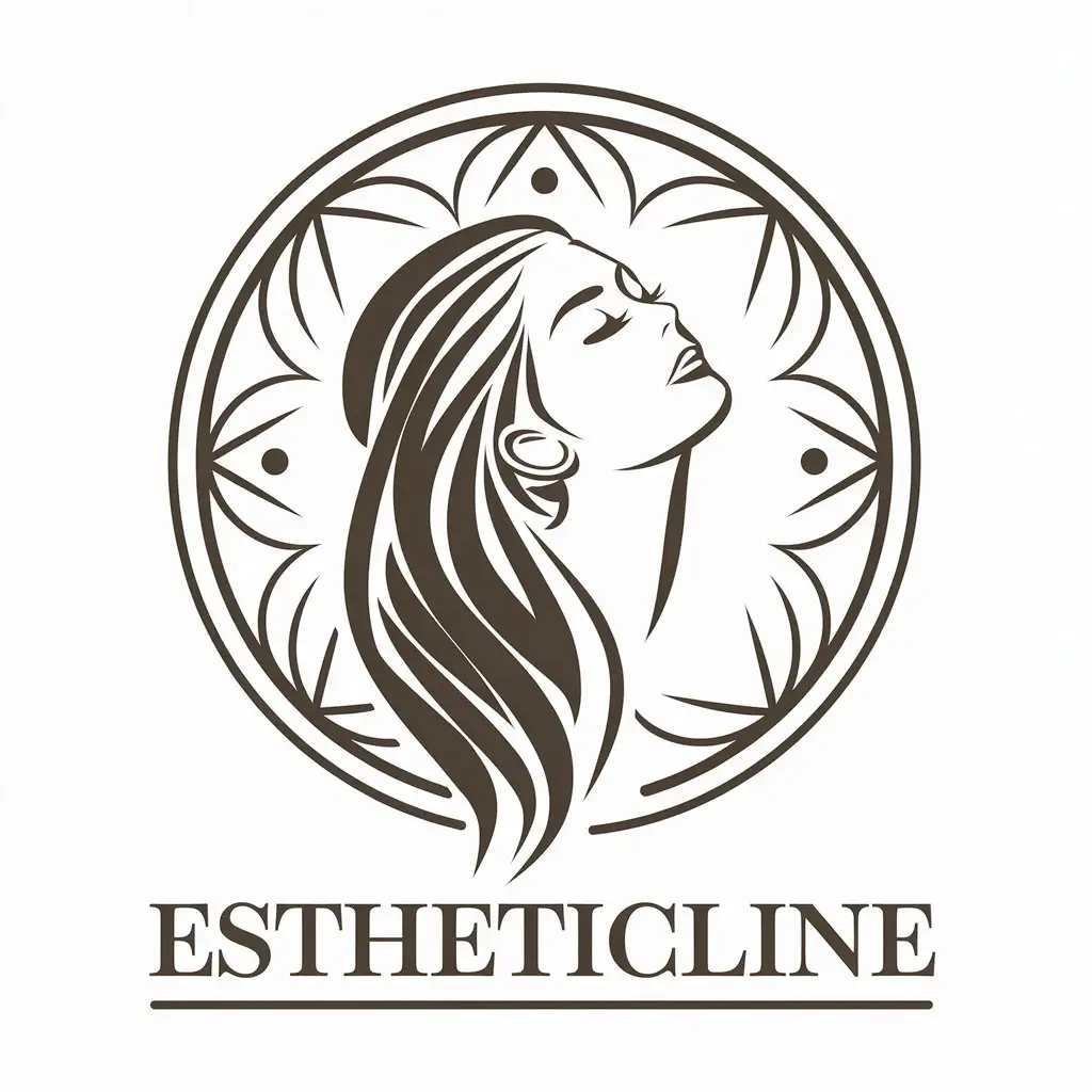 LOGO-Design-for-Estheticline-Figure-Symbol-with-Beauty-Spa-Aesthetics