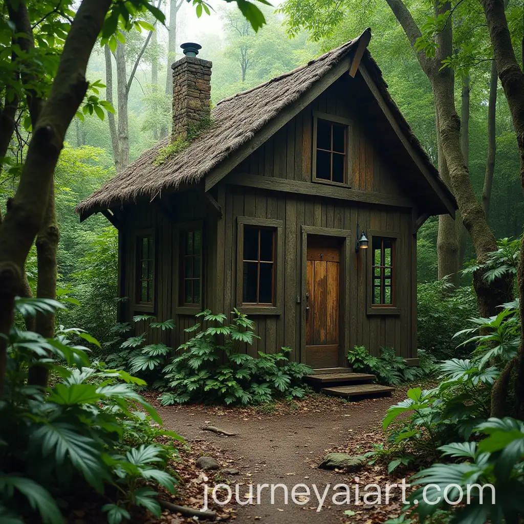 Old-Boot-Turned-Pygmy-House-in-the-Jungle