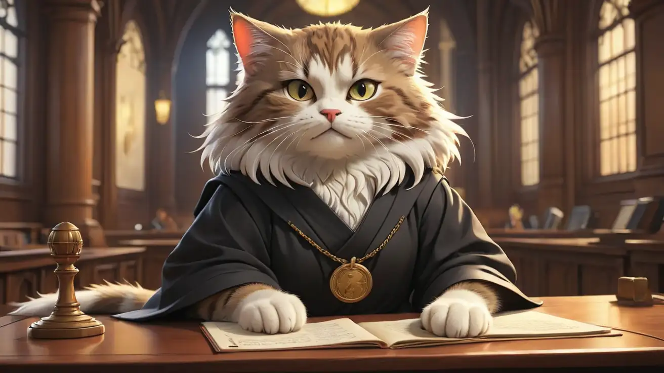 Anime-Court-Session-with-Cat-Judge