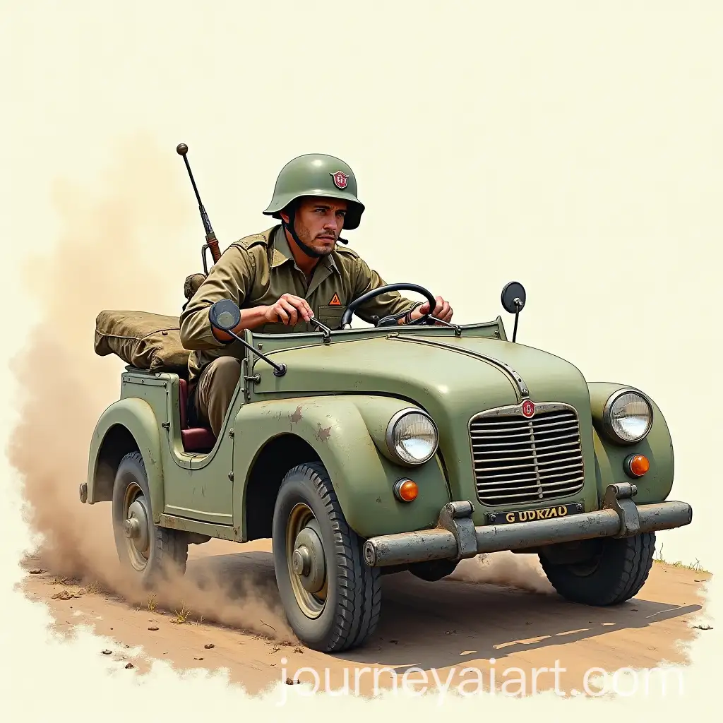 Vietnam-Warrior-Driving-a-Fiat-600AI-Art-Prompt-Expansion-in-a-Historic-Scene