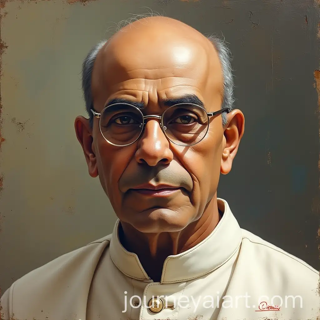 Portrait-of-Ishwar-Chandra-Vidyasagar-with-Detailed-Features